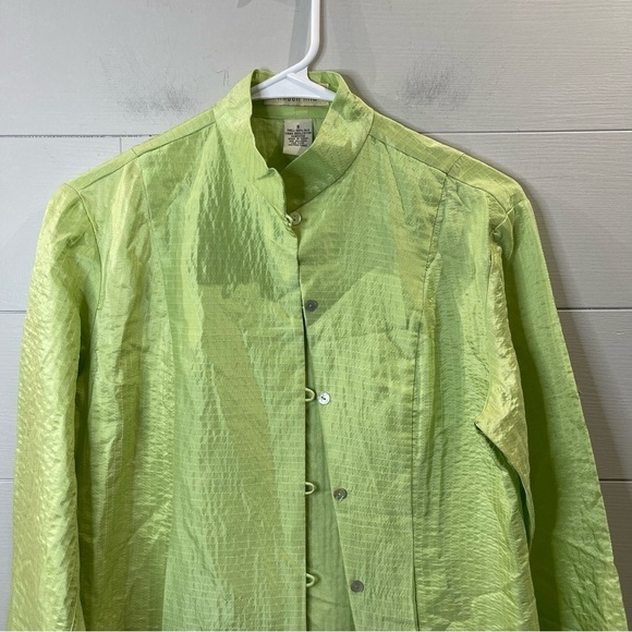Linden Hill | Silk Button Up Shirt Size Small - Picture 2 of 7